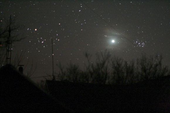 6 Moon with M45