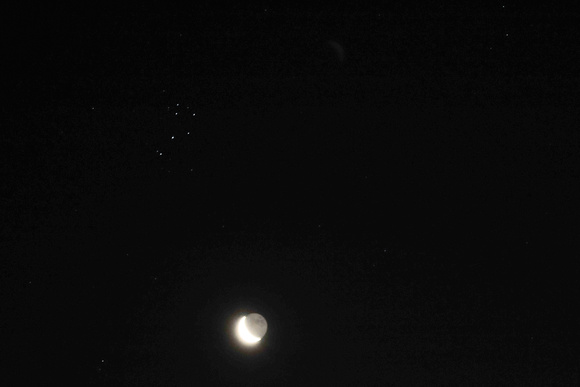 Moon & Pleiades