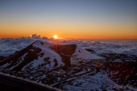 5. Sunset  at Mauna Kea Observatory - Hawaii
