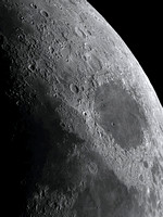 Moon showing craters in detail (stacking) - Mare Crisium and surrounding area
