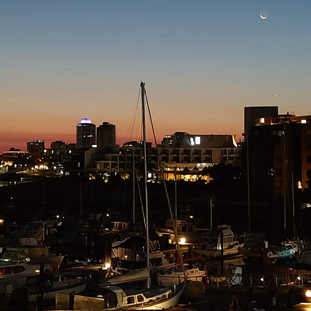 Crescent Moon and Venus