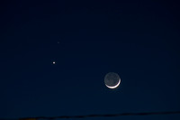 Mars, Venus and The Moon