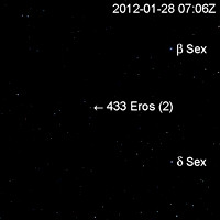Movement of minor planet 433 Eros Part 2