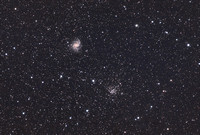 NGC 6939 and The Fireworks Galaxy (NGC 6946)