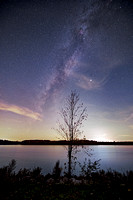 Summer Triangle over Lake