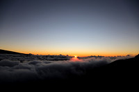01 Sunset above Clouds at Mauna Kea