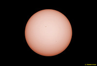 08 Sun White Light with Sunspots and Mercury Transit