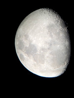 Moon Showing Craters (Snapshot)